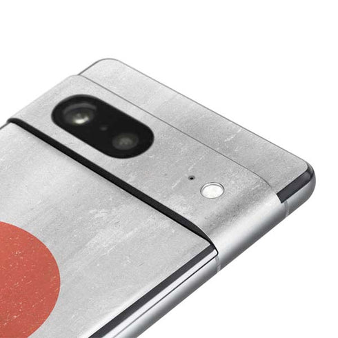 Japanese Flag Distressed Pixel Skins